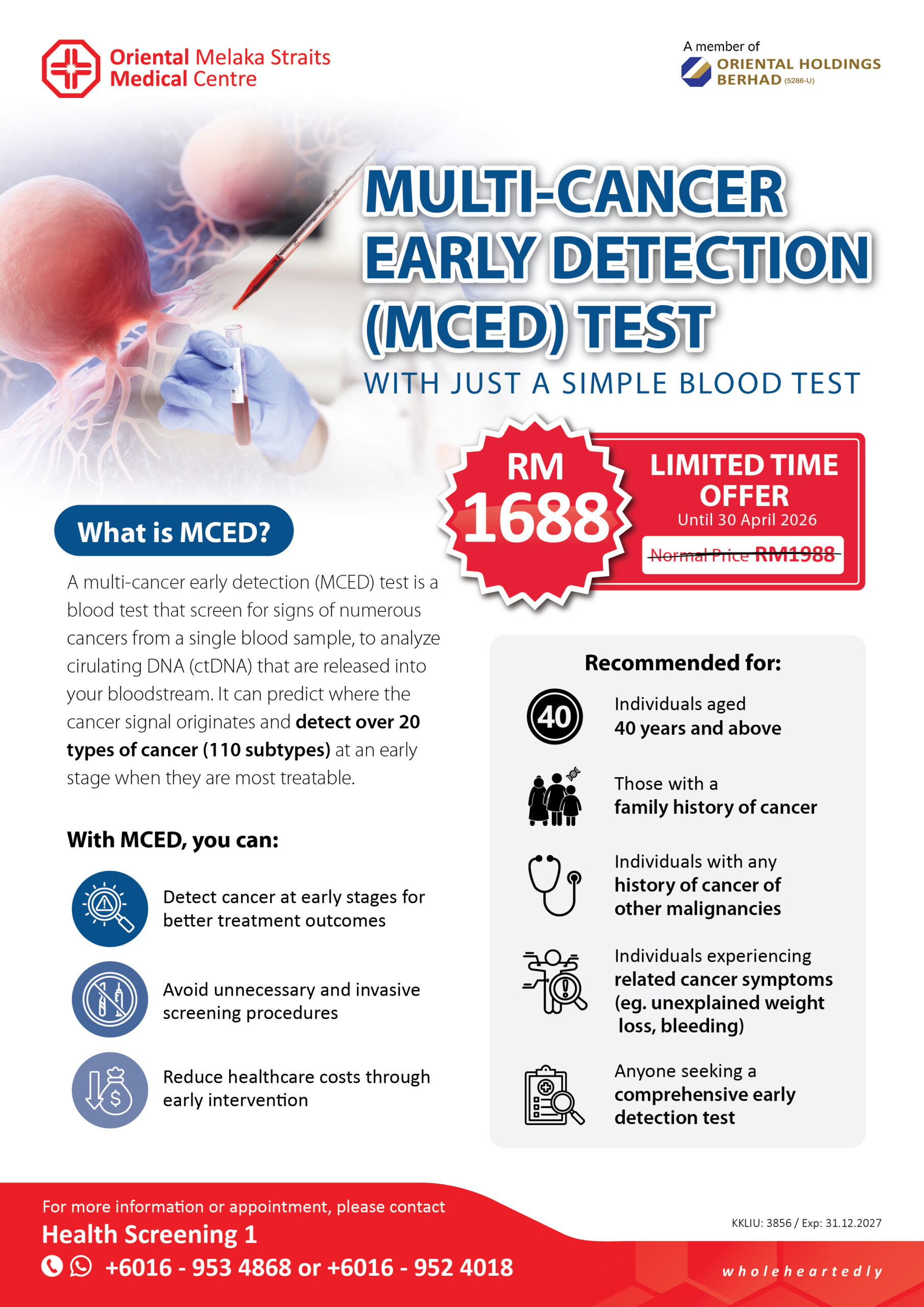 limited offer multi-cancer early detection package